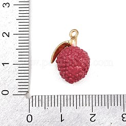 Fruit Alloy Enamel Pendants&nbsp;ENAM-P264-02H-G