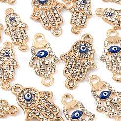 40Pcs 4 Style Alloy Rhinestone Links/Connectors&nbsp;ALRI-LS0001-01
