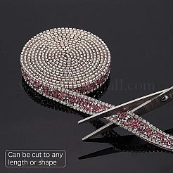 Glitter Hotfix Rhinestone(Hot Melt Adhesive On The Back)&nbsp;OCOR-WH0058-06
