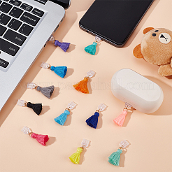 12Pcs 12 Styles Plastic Mobile Dustproof Plugs&nbsp;HJEW-OC00187