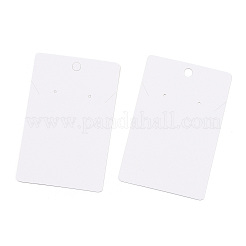 Rectangle Paper One Pair Earring Display Cards with Hanging Hole&nbsp;CDIS-YWC0001-01