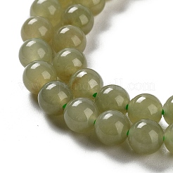 Natural Nephrite Jade/Hetian Jade Beads Strands&nbsp;G-NH0005-030D