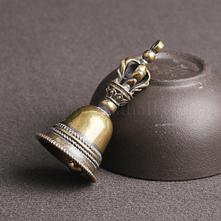 Brass Dorje Vajra Beads&nbsp;PW-WG18252-01