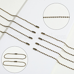 100Pcs Iron Ball Chains with Connectors&nbsp;IFIN-SP0001-67AB