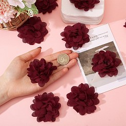 Chiffon Tulle 3D Flower&nbsp;DIY-WH0504-401A
