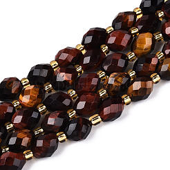 Natural Red Tiger Eye Beads Strands&nbsp;G-N342-53-8x6-04