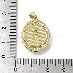 Brass Pave Shell Pendants&nbsp;KK-I708-16J-G