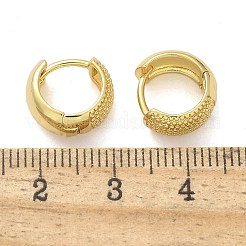 Brass Hoop Earrings&nbsp;EJEW-F359-10G-03