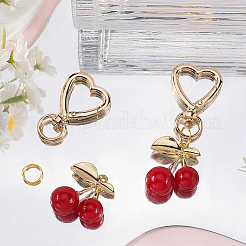 DIY Cherry Keychain Kits&nbsp;DIY-SP0003-02
