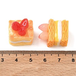 Opaque Resin Cabochons&nbsp;RESI-F072-08