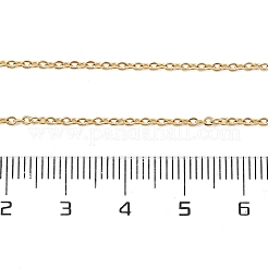 304 Stainless Steel Cable Chains Necklace for Men Women&nbsp;LS-NJEW-N050-A03-G15