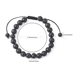 Adjustable Nylon Cord Braided Bead Bracelets&nbsp;BJEW-F308-55G
