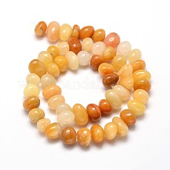 Natural Topaz Jade Gemstone Nuggets Bead Strands&nbsp;X-G-J337-30