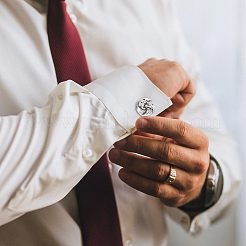 6 Pairs Alloy Cufflinks&nbsp;FIND-FH0017-36P