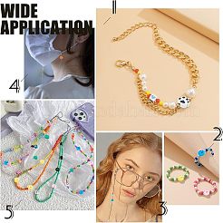 5 Strands Handmade Polymer Clay Beads Strands&nbsp;CLAY-NB0001-44