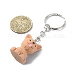 Resin Dog Charms Keychain&nbsp;KEYC-JKC00618