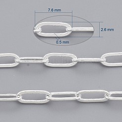 Brass Paperclip Chains&nbsp;X-CHC-S008-001D-S