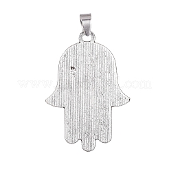 Antique Silver Plated Alloy Pendants&nbsp;PALLOY-L223-T01-AS