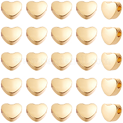 30Pcs Brass Beads&nbsp;KK-BBC0028-28G