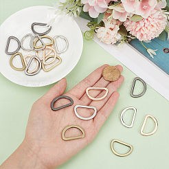 20Pcs 4 Colors Alloy Bag Strap Adjuster Buckles&nbsp;FIND-WR0009-97