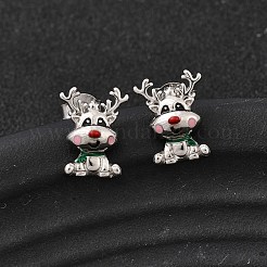 925 Sterling Silver Stud Earrings&nbsp;EJEW-D342-01P