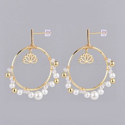 Dangle Stud Earrings&nbsp;EJEW-JE04065-03
