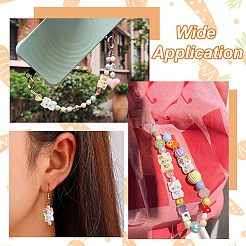 10Pcs 5 Colors Electroplate Opaque Resin Beads&nbsp;RESI-CJZ0001-12