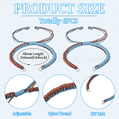 Nylon Thread Bracelets Making&nbsp;AJEW-TAC00106