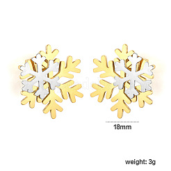 304 Stainless Steel Stud Earrings for Women&nbsp;WGCD618-01
