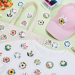14Pcs Polyester Clothing Patches&nbsp;PATC-WH0022-41