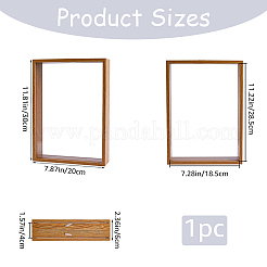 Rectangle Wood Photo Frame Stand&nbsp;AJEW-WH20003-11B