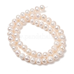 Natural Cultured Freshwater Pearl Beads Strands&nbsp;PA-CBABE82-06D