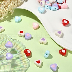 100Pcs Opaque Acrylic Beads&nbsp;SACR-CJ0001-25