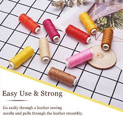 12Rolls 12 Colors Waxed Polyester Cord&nbsp;YC-SZ0001-03C