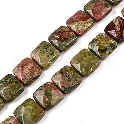 Natural Unakite Beads Strands&nbsp;G-T138-158