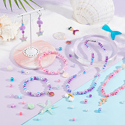 DIY Mermaid Theme Jewelry Making Finding Kit&nbsp;DIY-PH0021-12