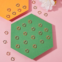 100Pcs 2 Colors Alloy Enamel Charms&nbsp;ENAM-SZ0002-21