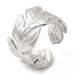 Non-Tarnish 304 Stainless Steel Open Cuff Rings&nbsp;RJEW-K245-77P