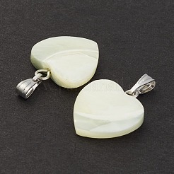 Natural Trochid Shell/Trochus Shell Pendants&nbsp;SSHEL-K027-09