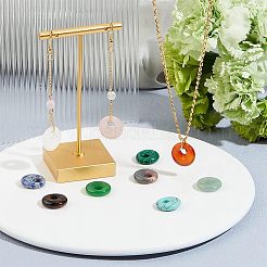 10Pcs 10 Styles Natural & Synthetic Gemstone Pendants&nbsp;G-NB0003-90