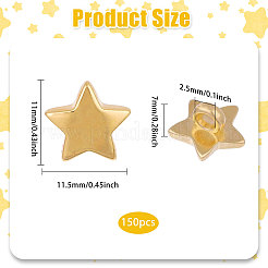 150Pcs 1-Hole ABS Plastic Shank Buttons&nbsp;FIND-CA0010-40