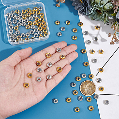 100Pcs 2 Colors Brass Spacer Beads&nbsp;FIND-UN0015-57