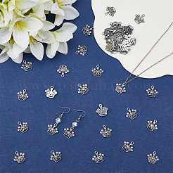 50Pcs Zinc Alloy with Crystal Rhinestone Pendants&nbsp;FIND-SC0019-59