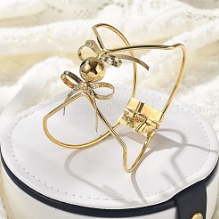 304 Stainless Steel Hinged Bangles for Women&nbsp;BJEW-Z091-08G
