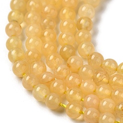 Natural Topaz Jade Beads Strands&nbsp;G-Z116-A11-3mm