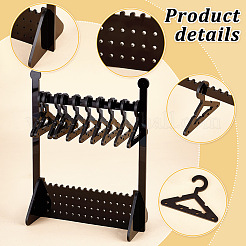 Opaque Acrylic Earrings Display Hanger&nbsp;EDIS-WH0029-33A