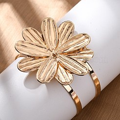 Alloy & Iron Cuff Bangles for Women&nbsp;BJEW-F501-01A-KCG