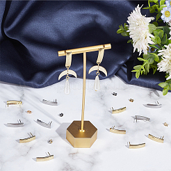60Pcs 2 Colors 304 Stainless Steel Stud Earring Findings&nbsp;STAS-UN0046-14