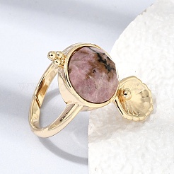 Brass Cuff Rings for Women&nbsp;GG-CBA7610-10G-06