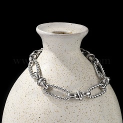 304 Stainless Steel Figaro Link Chain Bracelets for Women Men&nbsp;BJEW-F488-06P